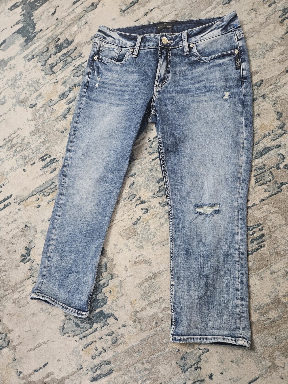 Silver Jeans Elyse Capri Womens 30/12